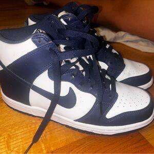 Navy blue Jordans